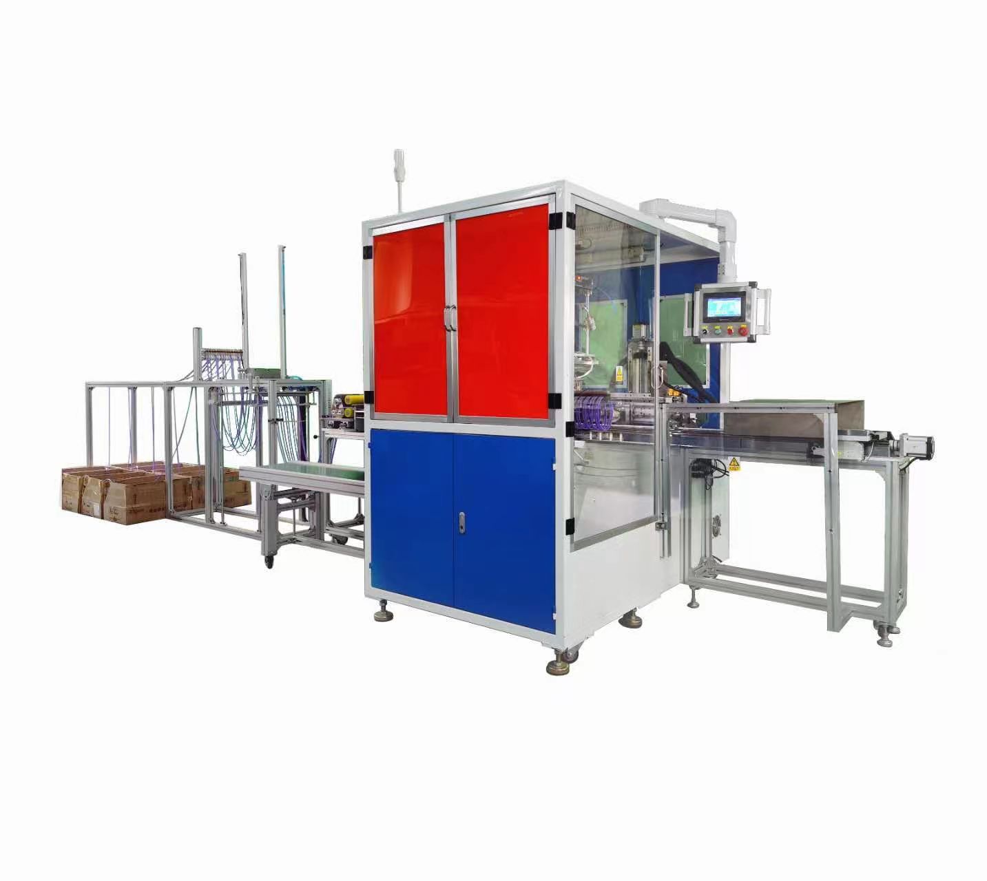 全自動硅膠密封圈粘接機_密封圈裁斷粘接機